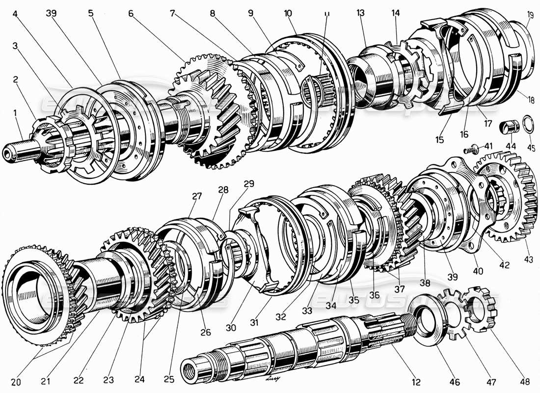 diagrama de pieza que contiene el número de pieza 55101