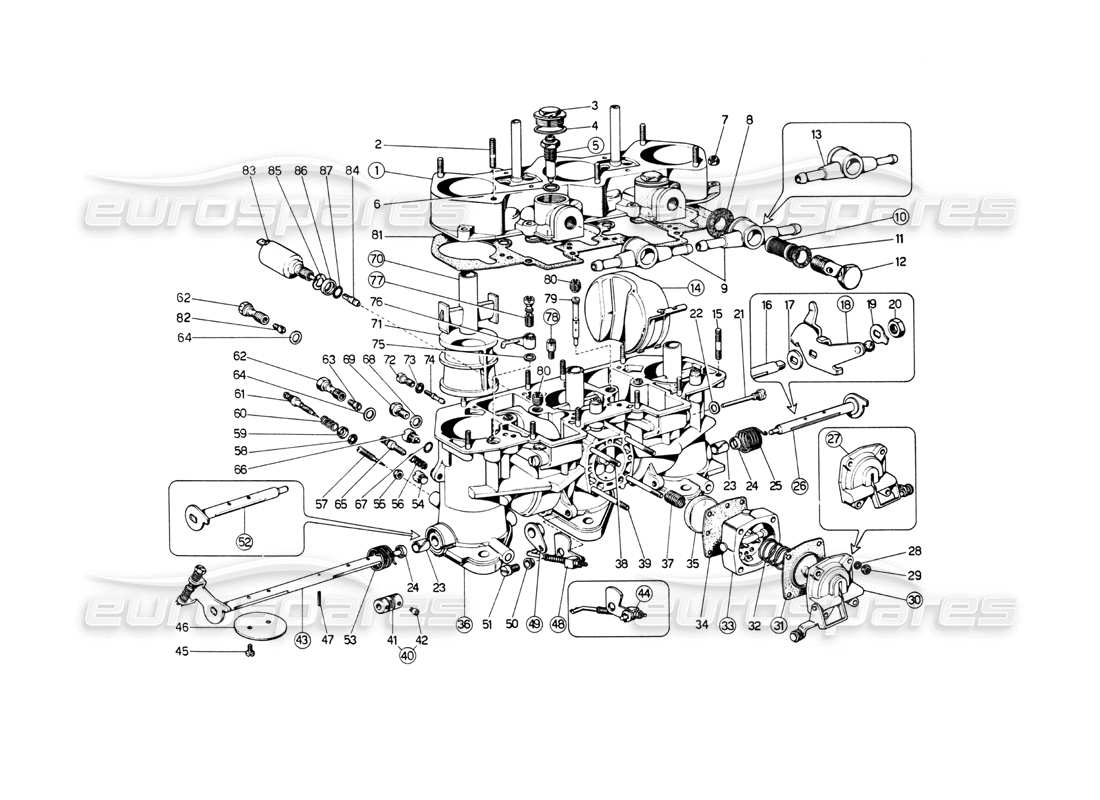 diagrama de pieza que contiene el número de pieza 74403.050