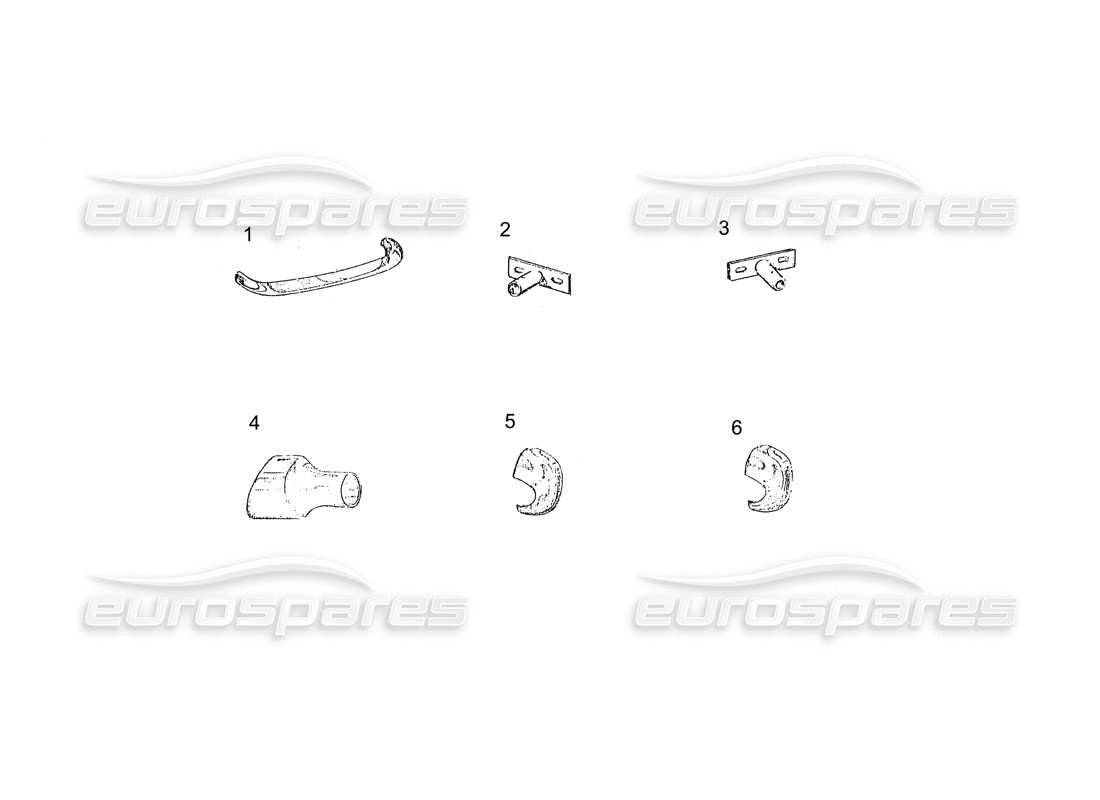 un diagrama de piezas del catálogo de piezas ferrari 250 gt (coachwork)