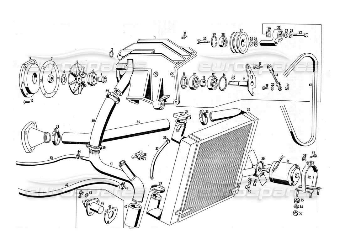 diagrama de pieza que contiene el número de pieza 107mm55650