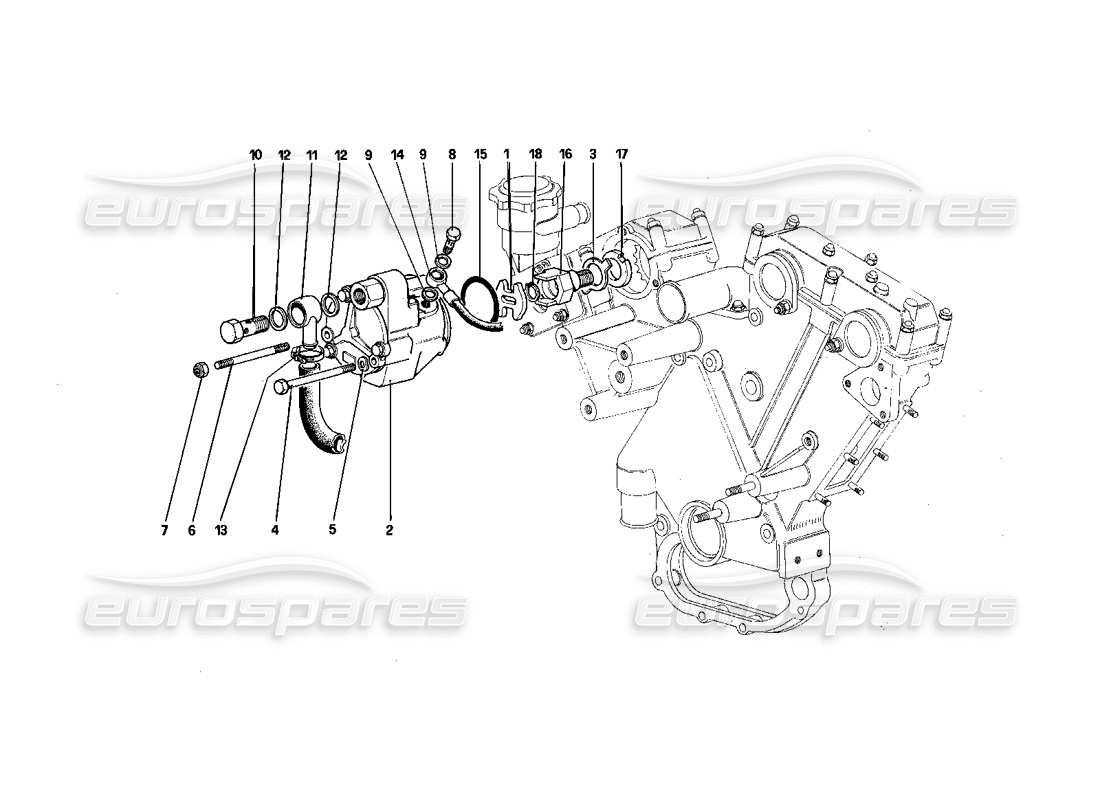 ferrari 412 (mechanical) bomba de vacío del servofreno diagrama de piezas