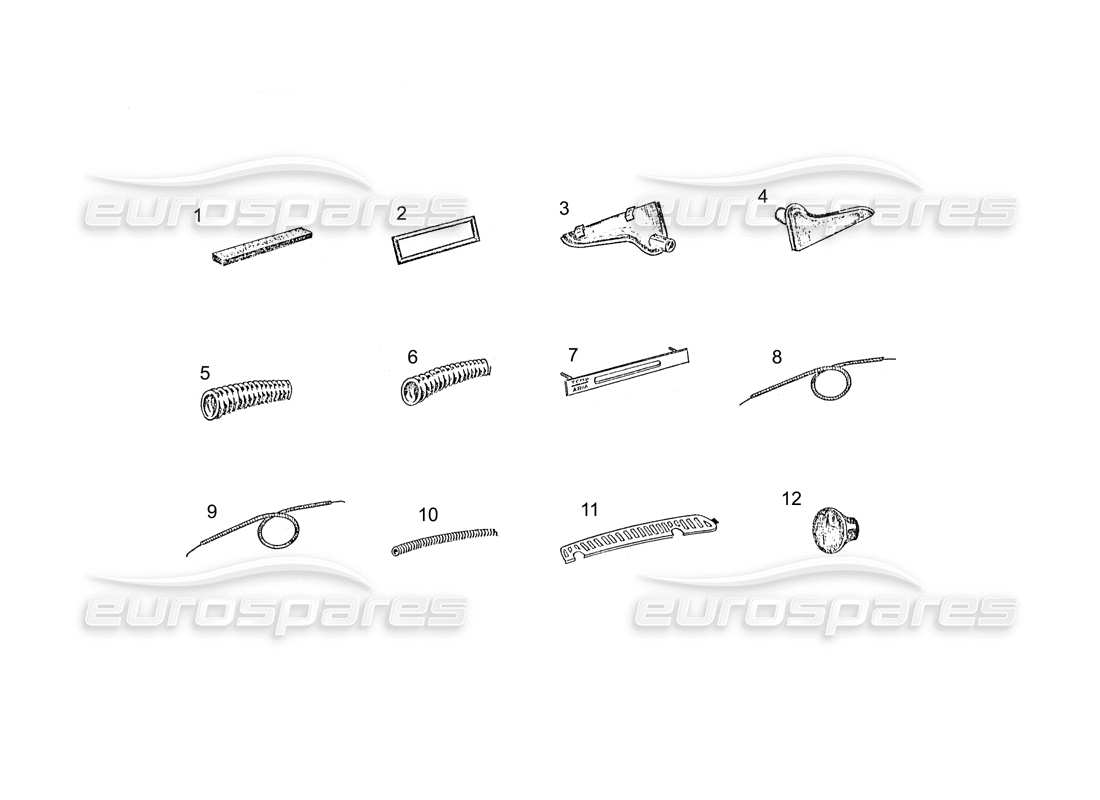 ferrari 250 gt (coachwork) sistema de calentador diagrama de piezas