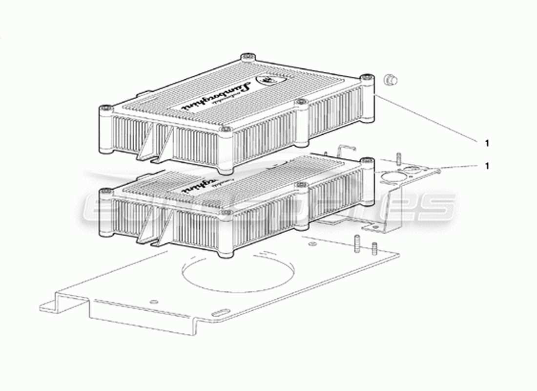 lamborghini diablo vt (1994) unidades de inyección electrónica (válido para la versión de canadá, abril 1994) diagrama de piezas