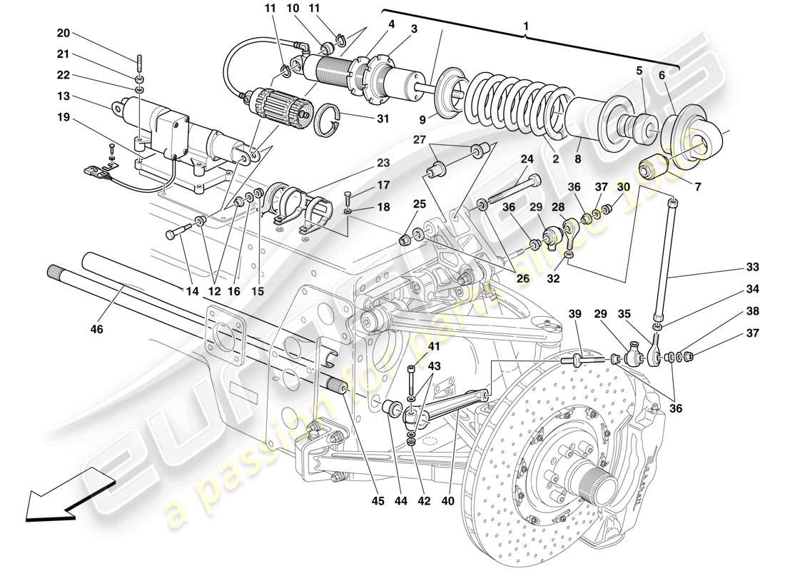 VER DIAGRAMAS DE PIEZAS DEL CATÁLOGO DE PIEZAS MASERATI MC12 un diagrama de piezas del catálogo de piezas maserati mc12