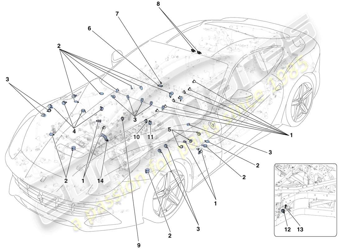 diagrama de pieza que contiene el número de pieza 217854