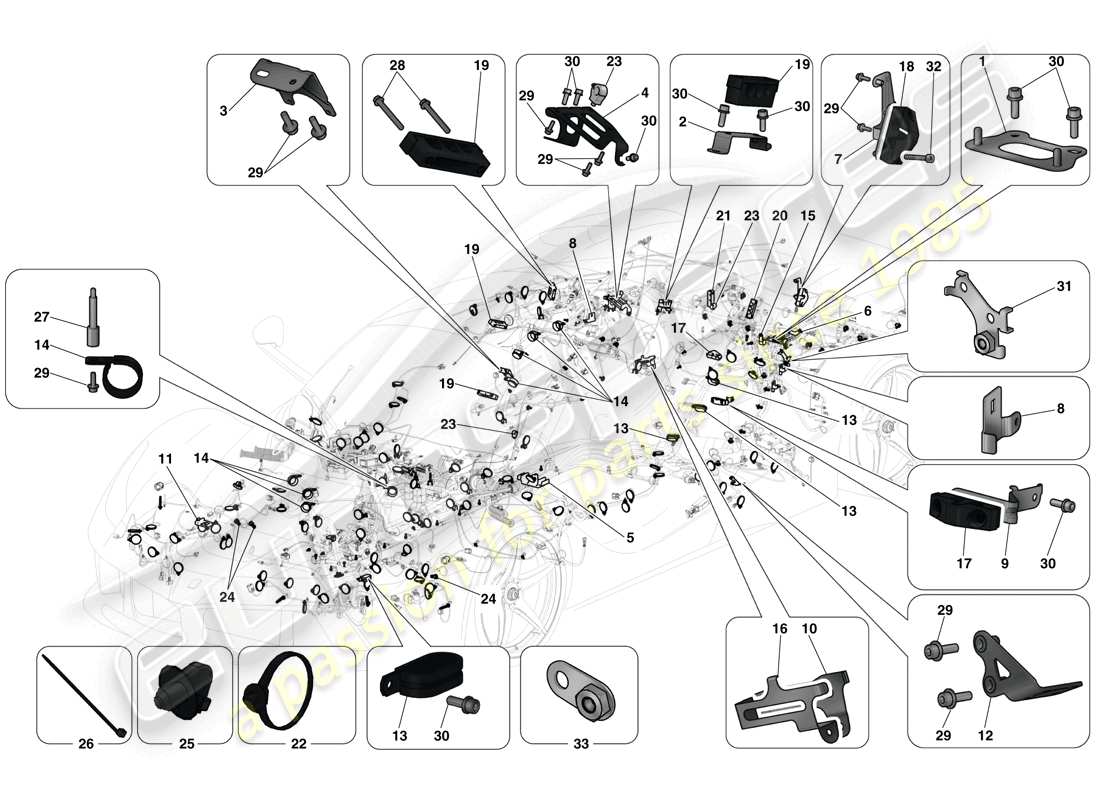 diagrama de pieza que contiene el número de pieza 298977