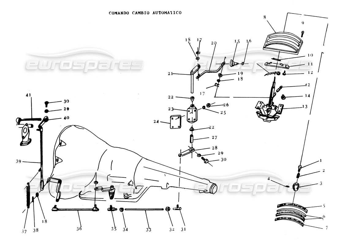 diagrama de pieza que contiene el número de pieza 002610205