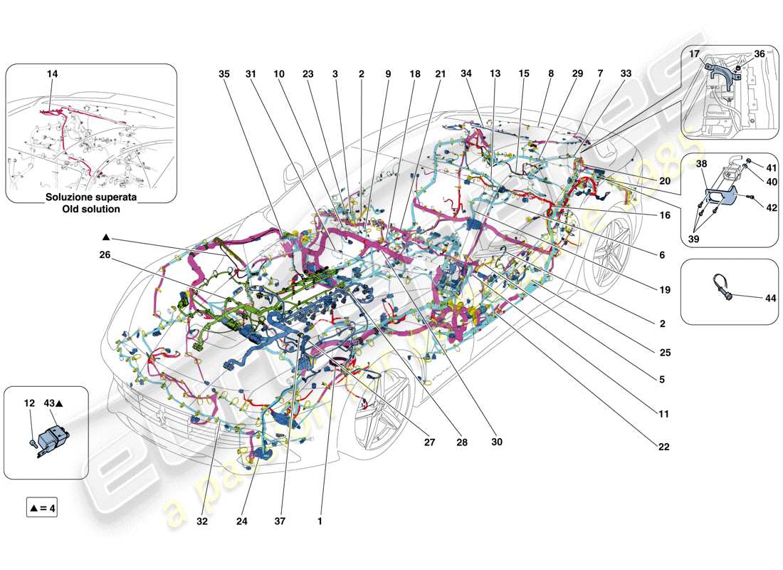 diagrama de pieza que contiene el número de pieza 287813