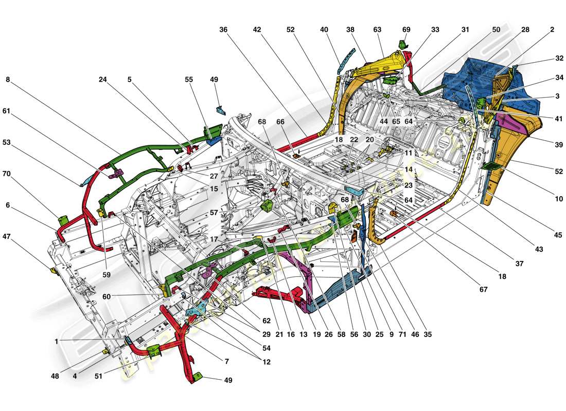 diagrama de pieza que contiene el número de pieza 322596