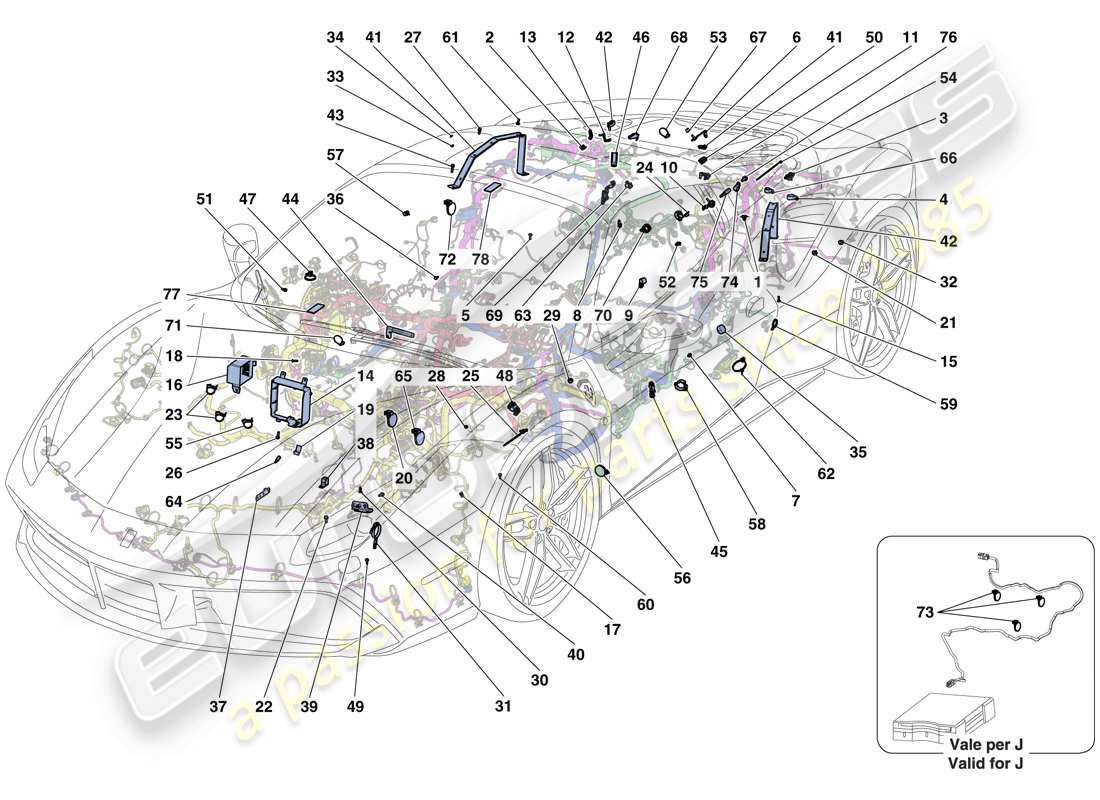 diagrama de pieza que contiene el número de pieza 323247