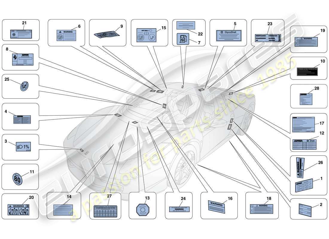 diagrama de pieza que contiene el número de pieza 264413