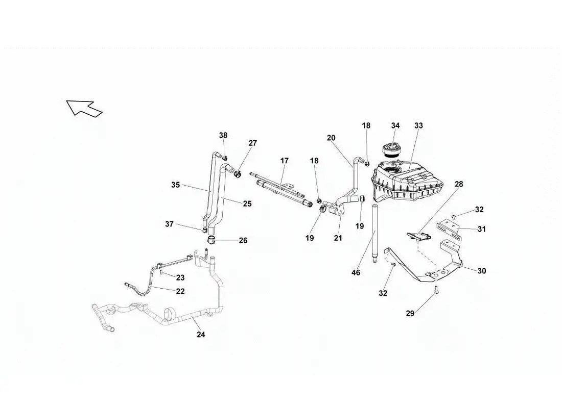 diagrama de pieza que contiene el número de pieza 420121403