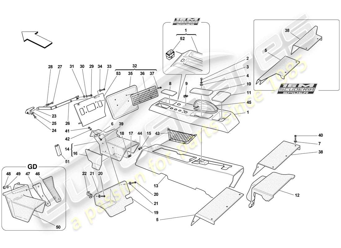 diagrama de pieza que contiene el número de pieza 80198200