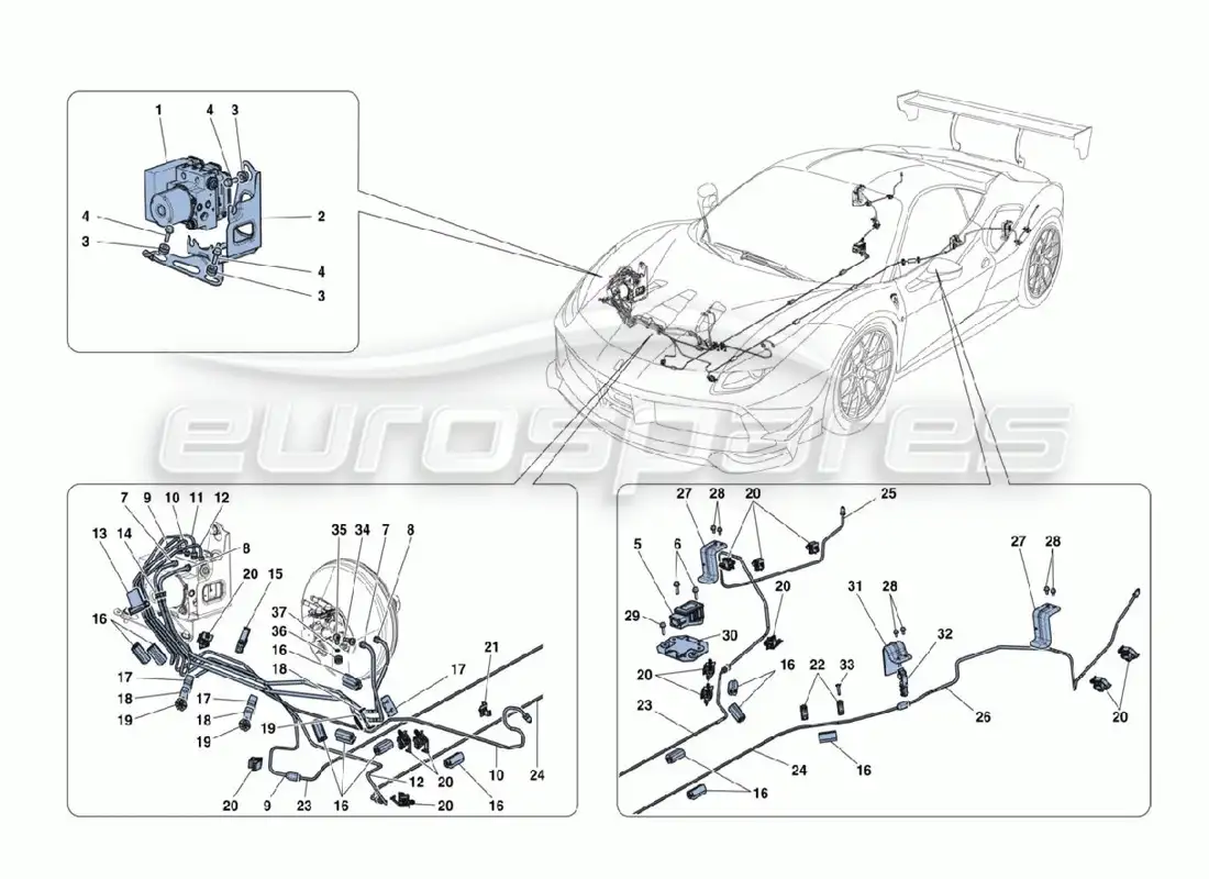 diagrama de pieza que contiene el número de pieza 301063