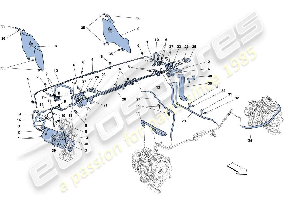 diagrama de pieza que contiene el número de pieza 337845