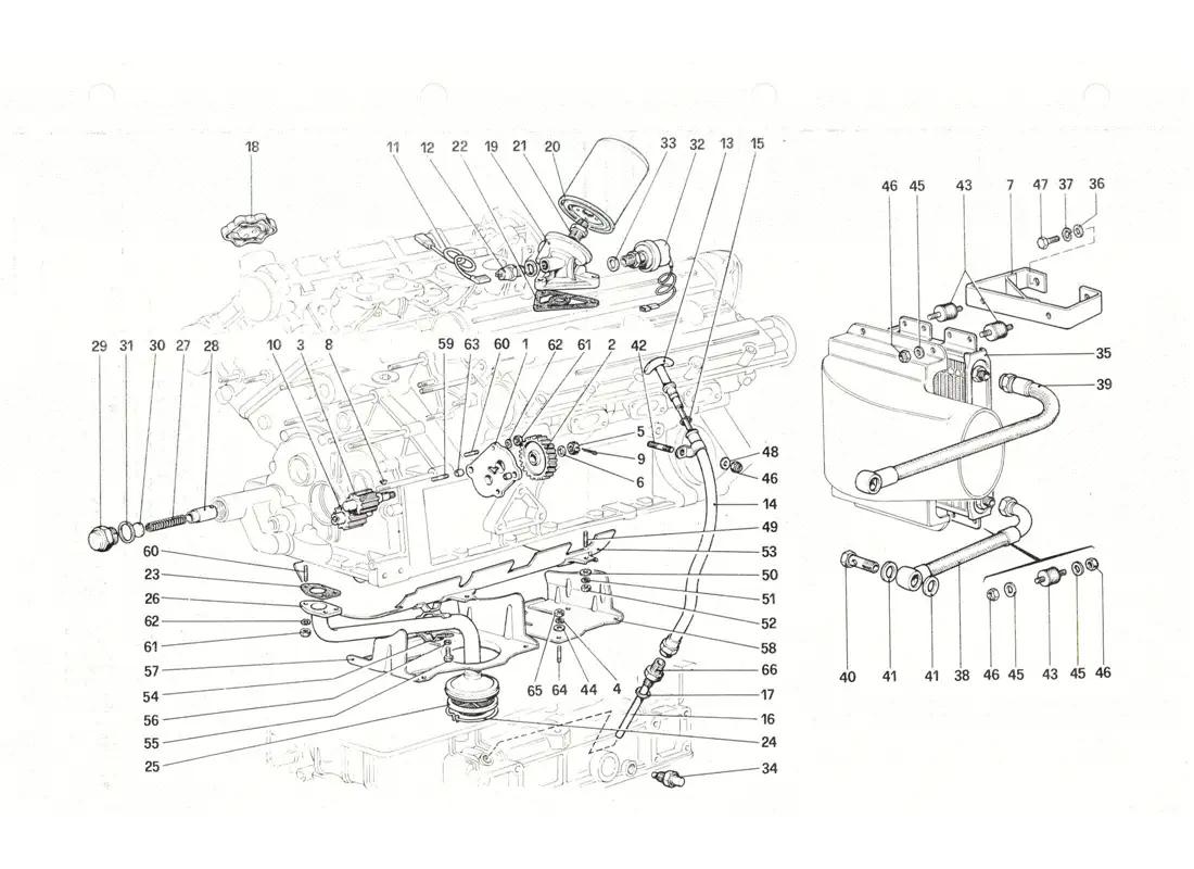 diagrama de pieza que contiene el número de pieza 106965