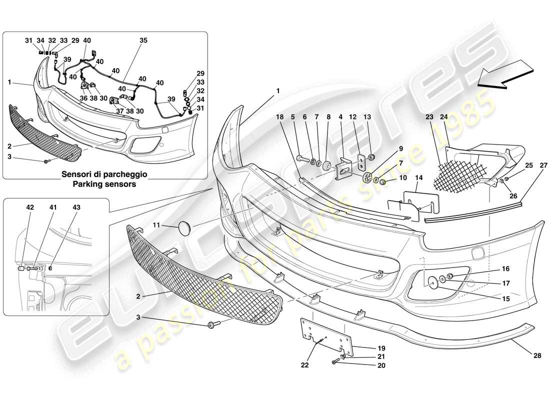 diagrama de pieza que contiene el número de pieza 83832010