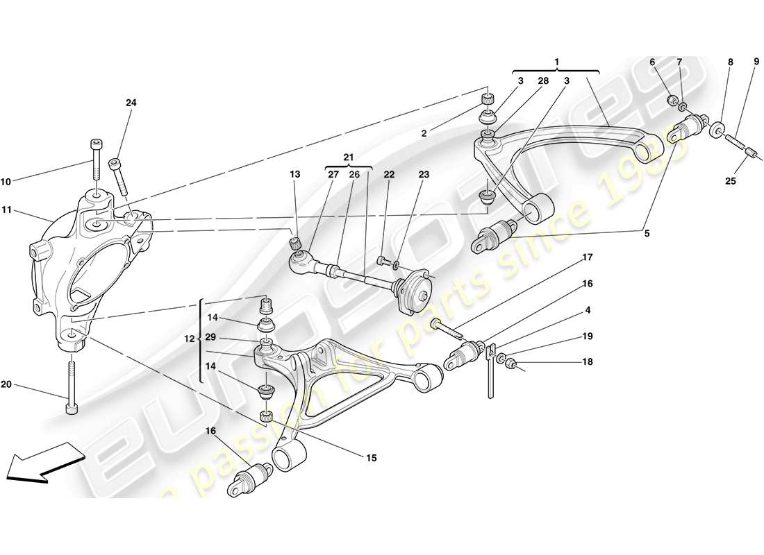 diagrama de pieza que contiene el número de pieza 234292