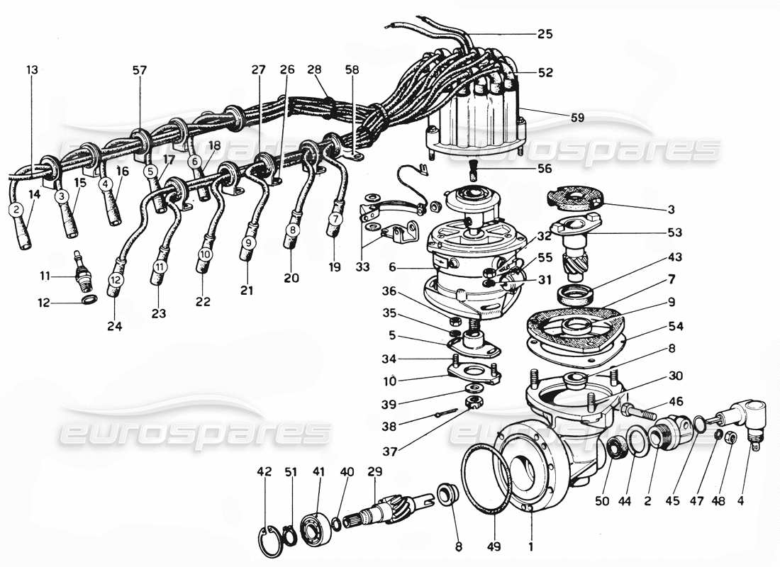 diagrama de pieza que contiene el número de pieza op.championn6y