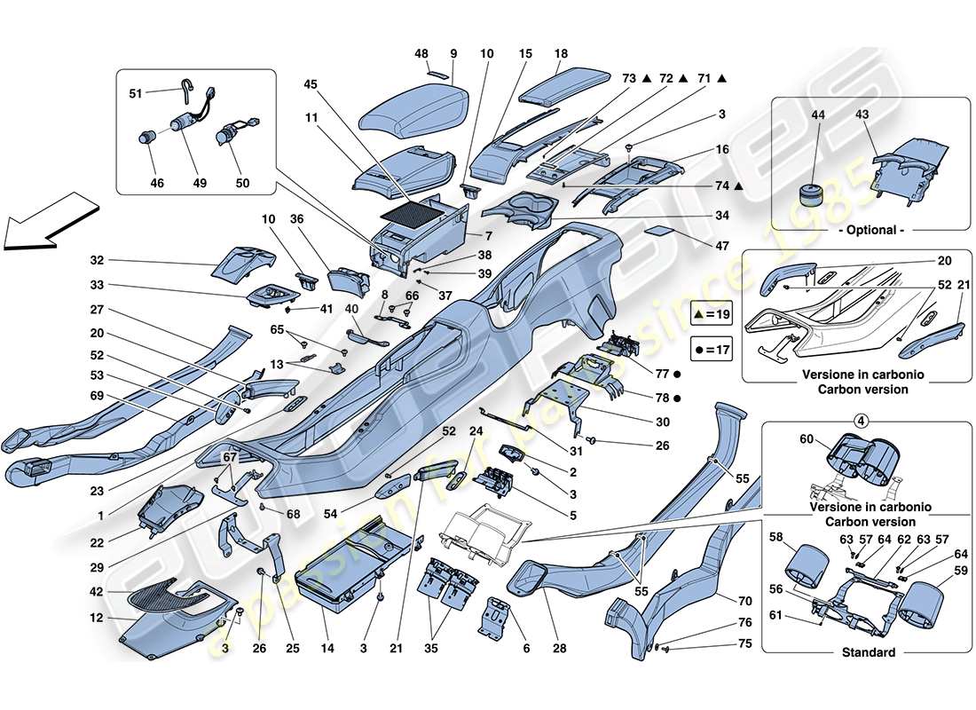 diagrama de pieza que contiene el número de pieza 82783400