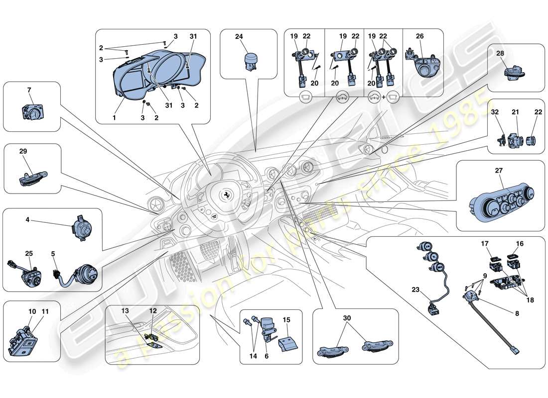 diagrama de pieza que contiene el número de pieza 279928