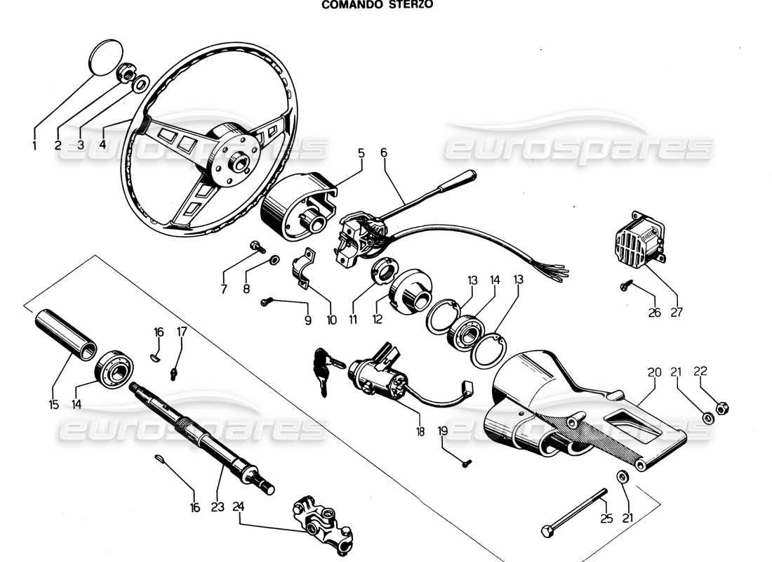 diagrama de pieza que contiene el número de pieza 004307744