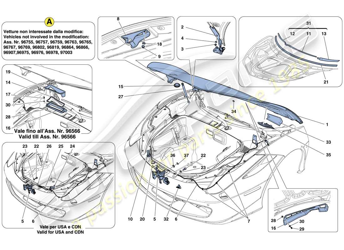 diagrama de pieza que contiene el número de pieza 69856100