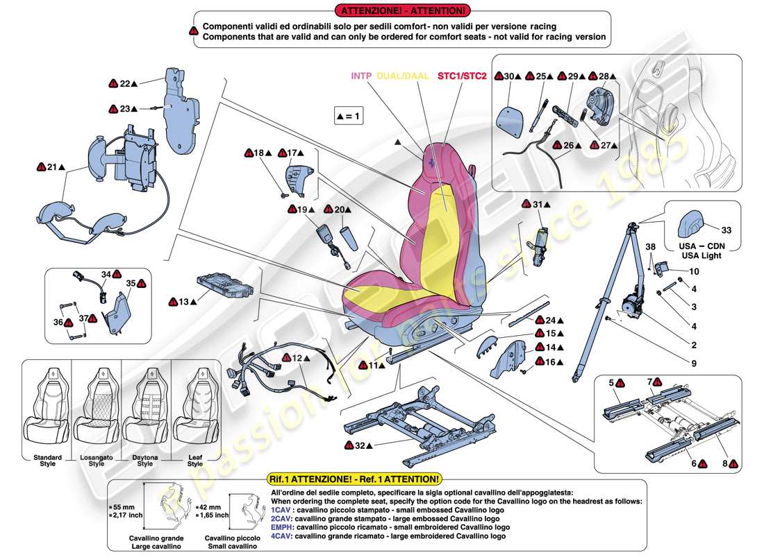 diagrama de pieza que contiene el número de pieza 84716000