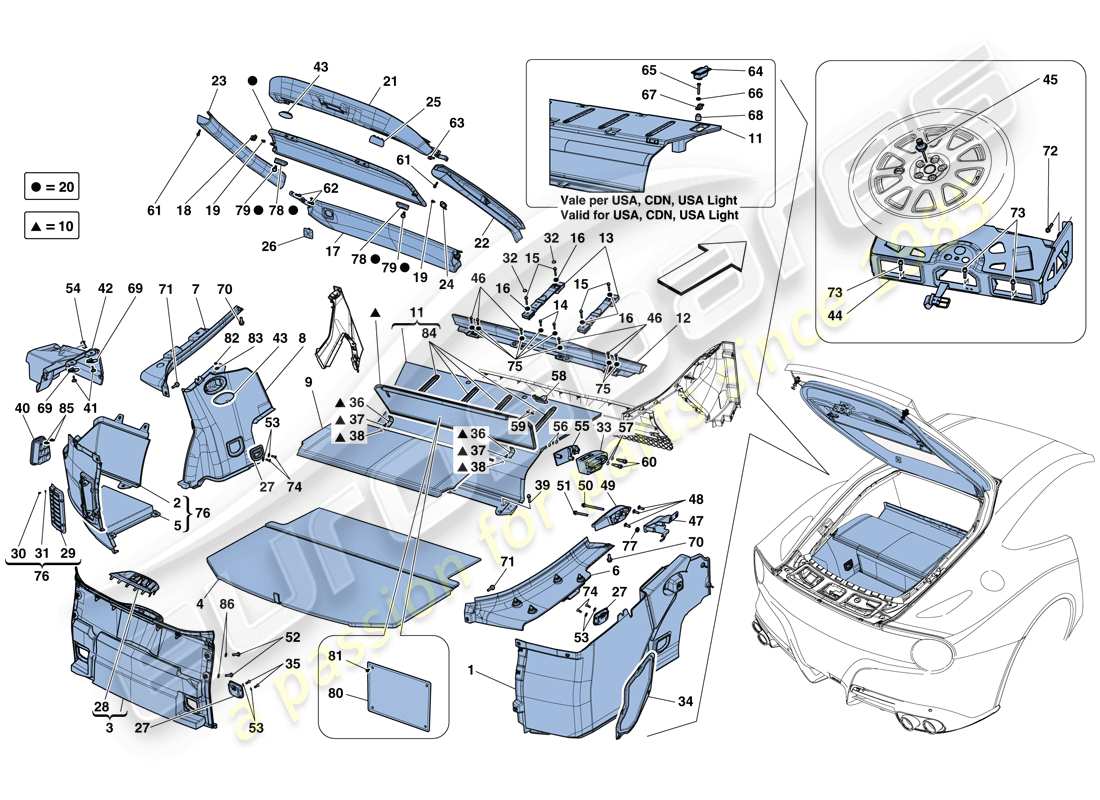 diagrama de pieza que contiene el número de pieza 858045..