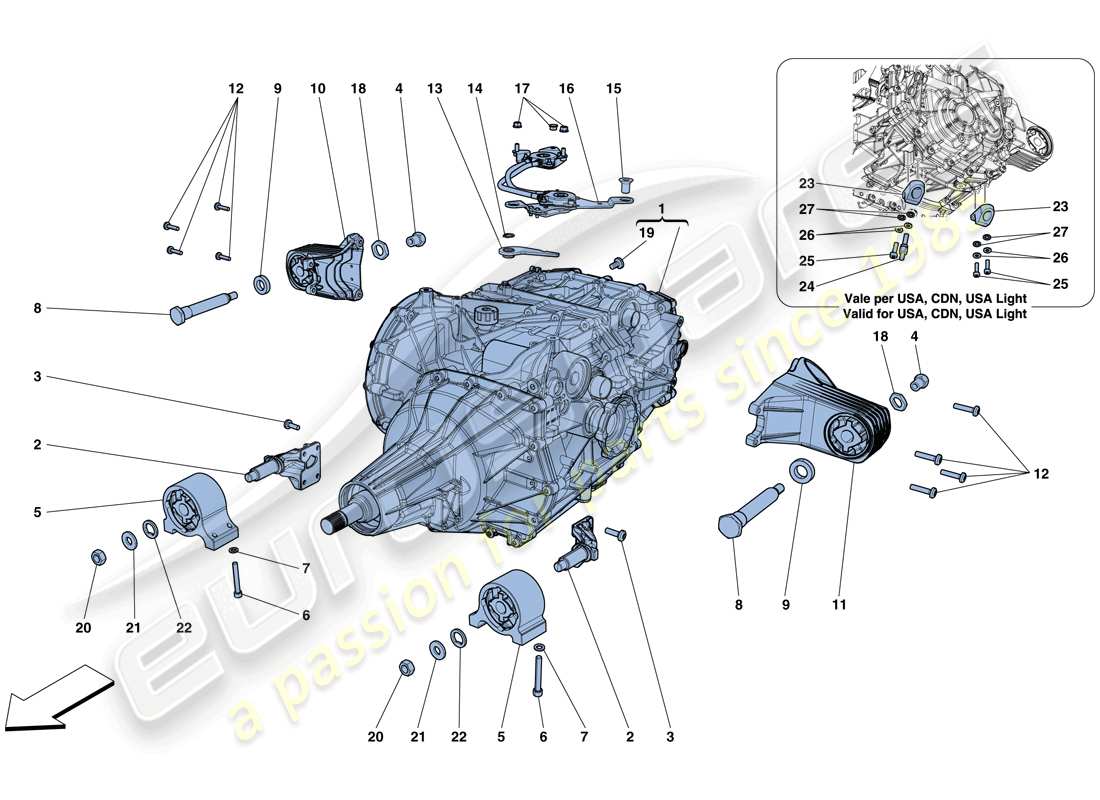 diagrama de pieza que contiene el número de pieza 322118