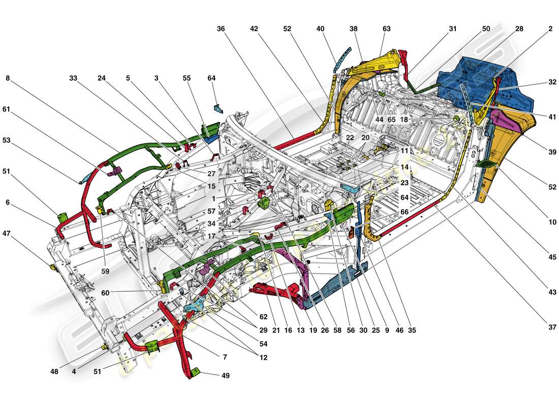 diagrama de pieza que contiene el número de pieza 286417