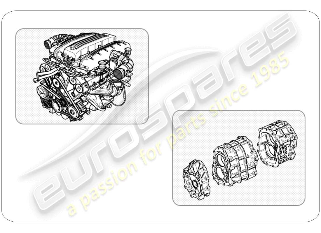 ferrari 599 gtb fiorano (europe) unidades de montaje de repuesto diagrama de piezas