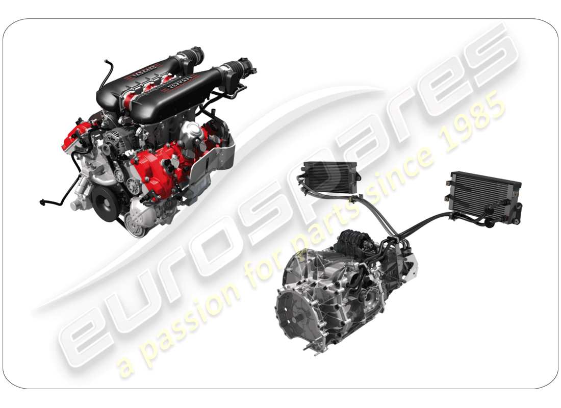 ferrari 458 speciale (usa) diagrama de piezas de unidades de montaje de repuesto