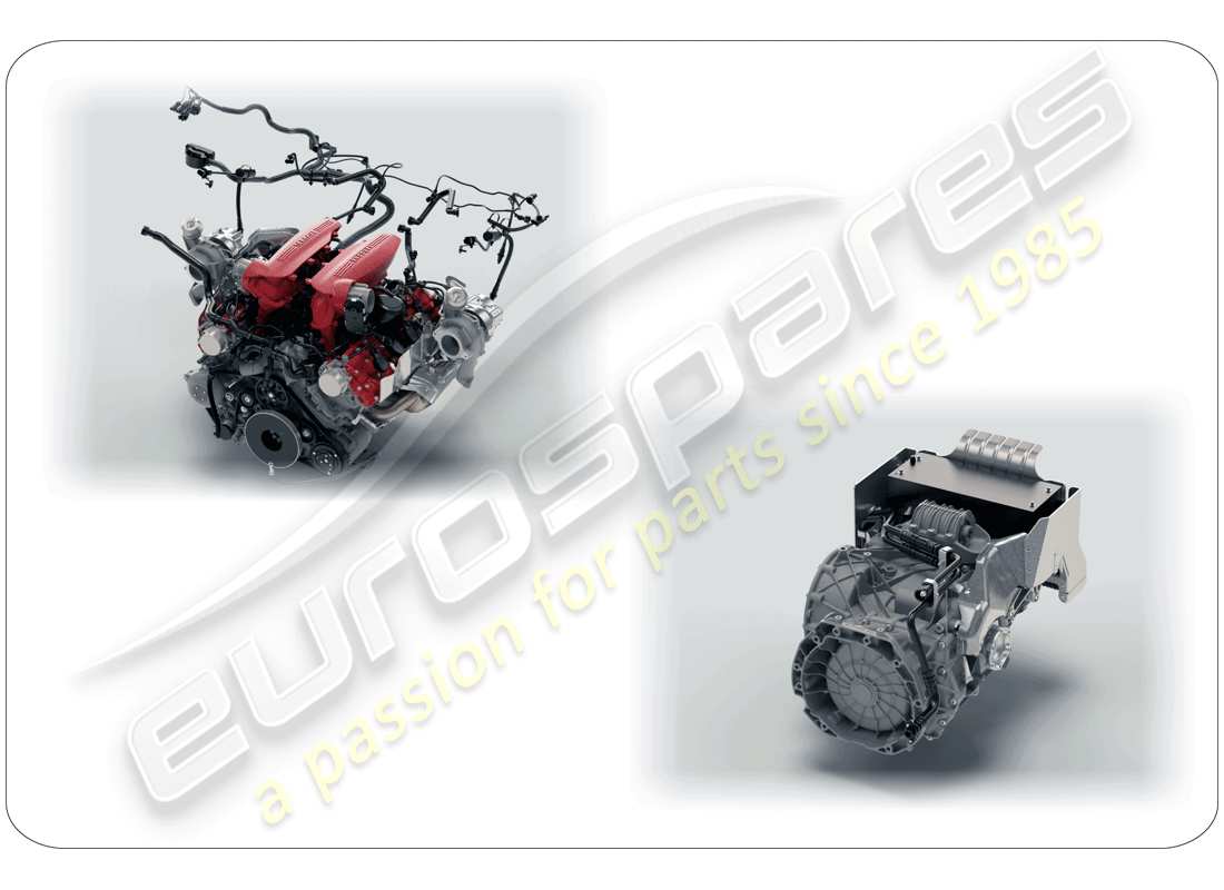 ferrari 488 spider (usa) diagrama de piezas de unidades de montaje de repuesto