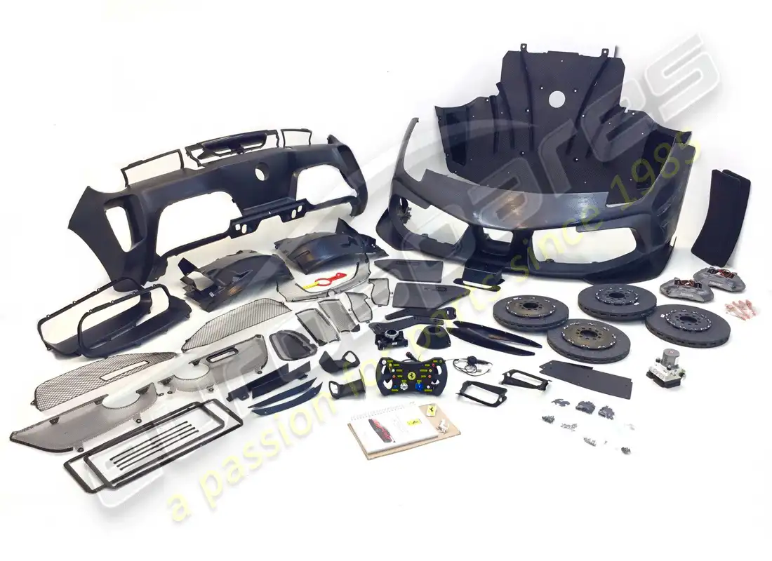 ferrari 488 challenge kit evo diagrama de piezas
