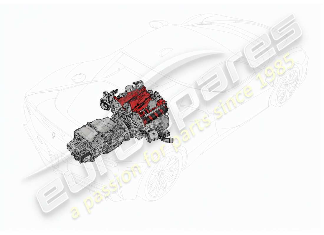 ferrari sf90 stradale unidades de montaje de repuesto diagrama de piezas