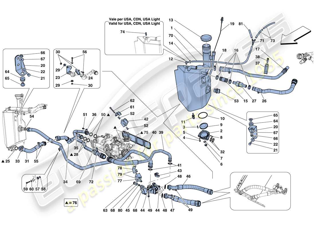 diagrama de pieza que contiene el número de pieza 322190