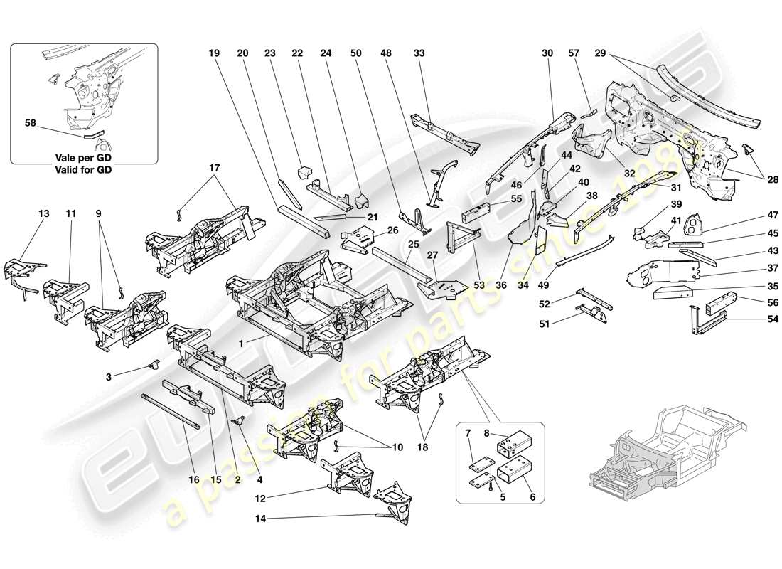 diagrama de pieza que contiene el número de pieza 67180211