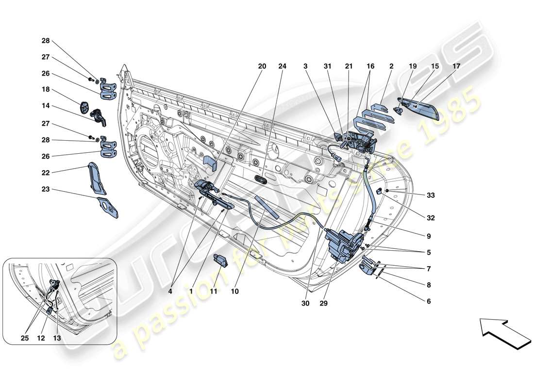 diagrama de pieza que contiene el número de pieza 837582