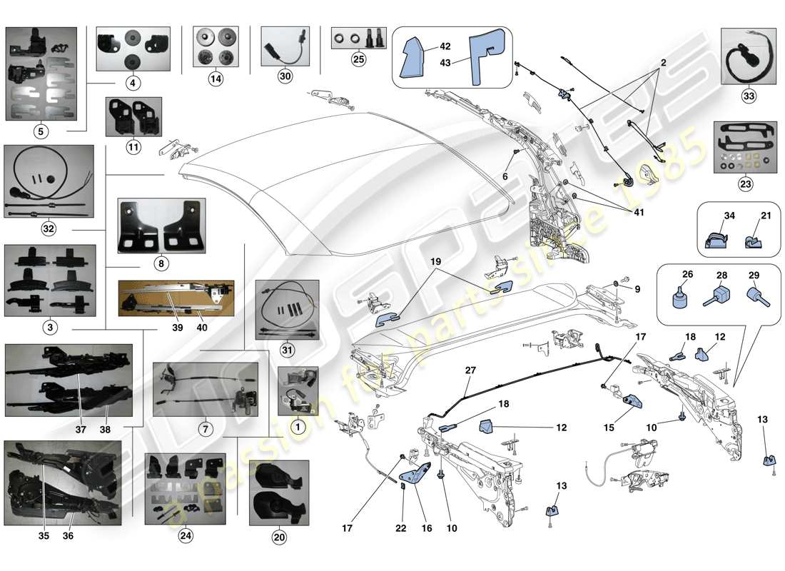 diagrama de pieza que contiene el número de pieza 83016500