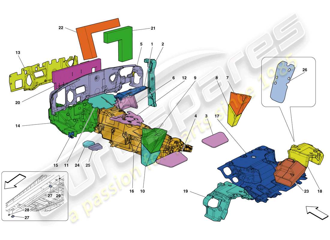 diagrama de pieza que contiene el número de pieza 86049700