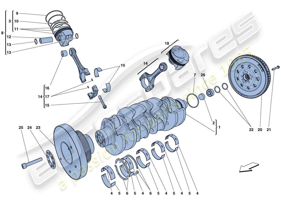 diagrama de pieza que contiene el número de pieza 271415