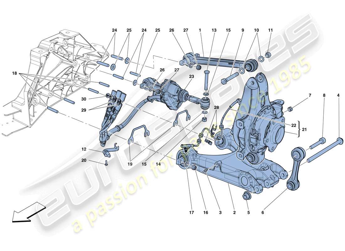 diagrama de pieza que contiene el número de pieza 314125