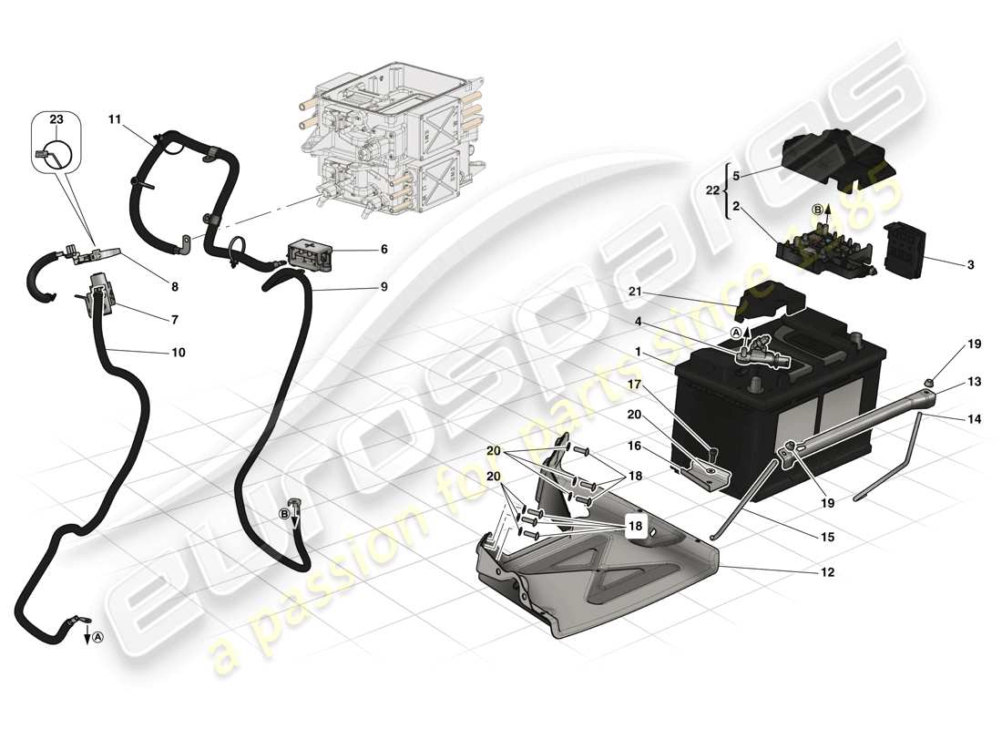 diagrama de pieza que contiene el número de pieza 307021