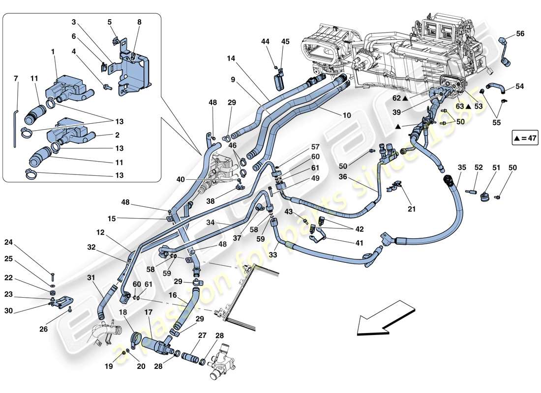 diagrama de pieza que contiene el número de pieza 14066017