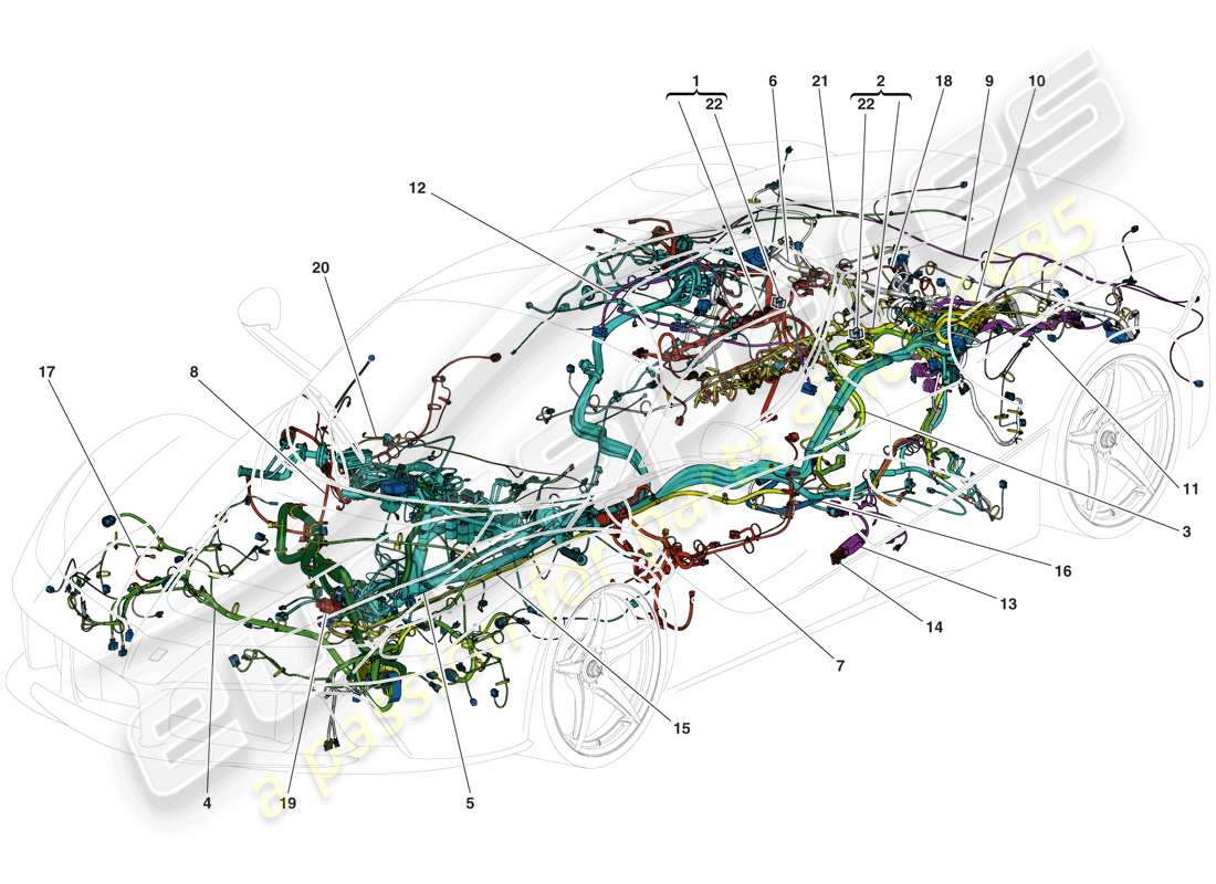 diagrama de pieza que contiene el número de pieza 307913