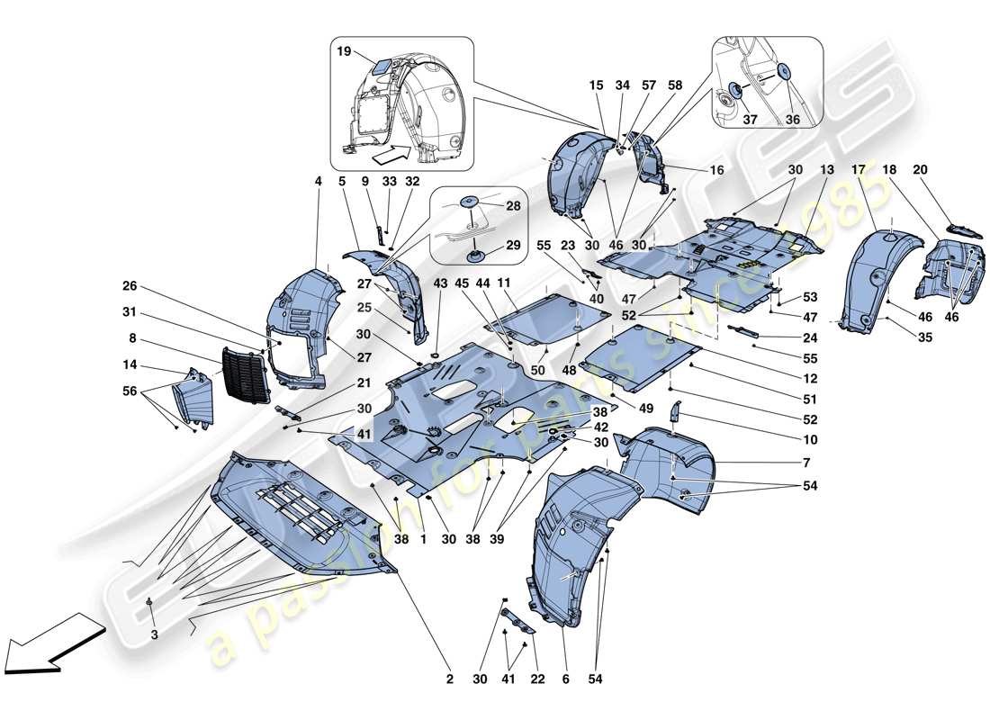 diagrama de pieza que contiene el número de pieza 87699100