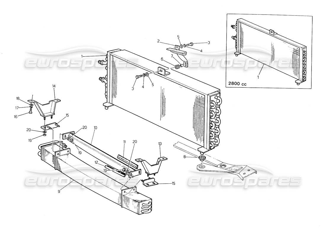 VER DIAGRAMAS DE PIEZAS DEL CATÁLOGO DE PIEZAS MASERATI BITURBO SPIDER un diagrama de piezas del catálogo de piezas maserati biturbo spider