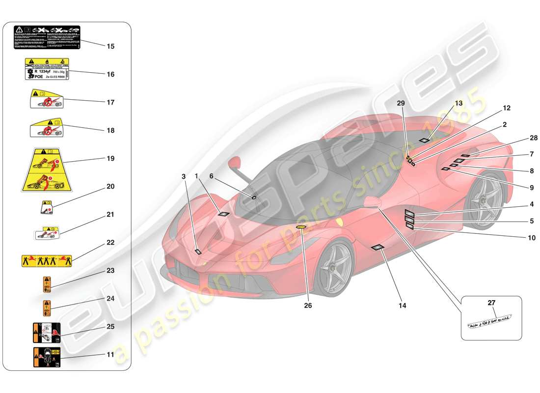 diagrama de pieza que contiene el número de pieza 305516