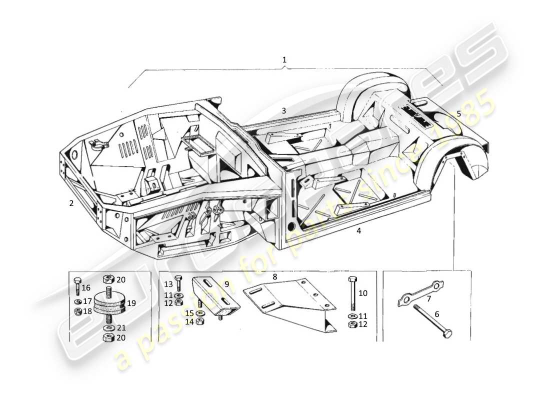 maserati kyalami marco diagrama de piezas